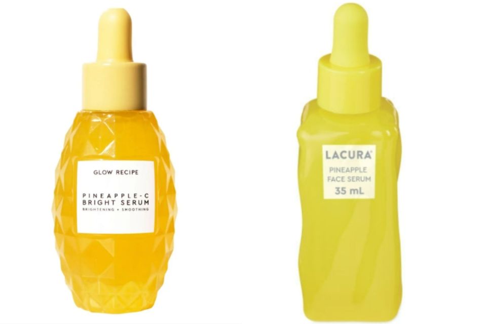 Aldi has duped K Beauty with their own version of the £46 Glow Recipe Pineapple-C Bright Serum