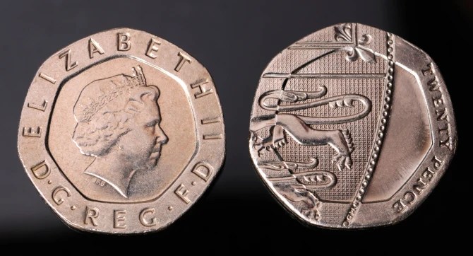 The undated 20p entered circulation in 2008