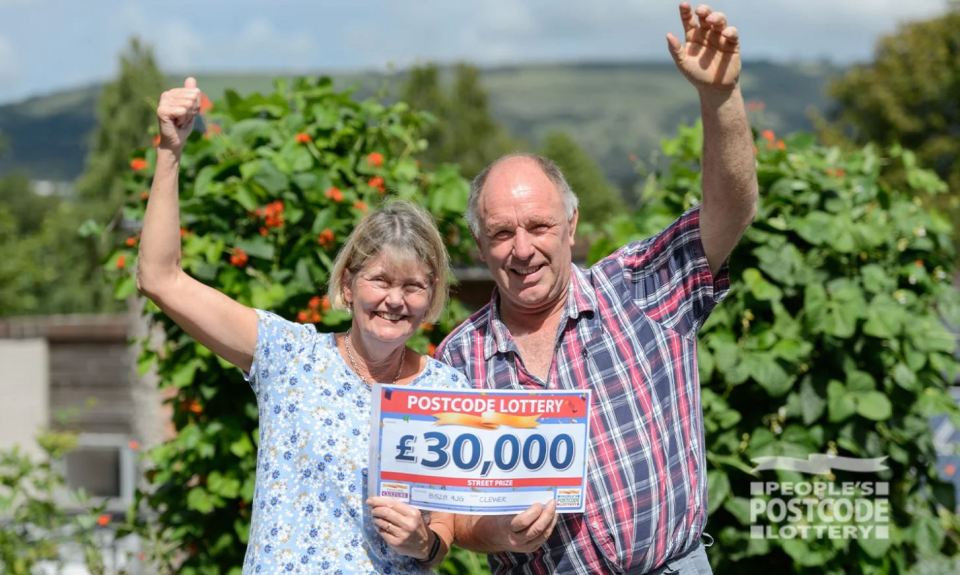 The self-employed gardener couldn't believe her luck