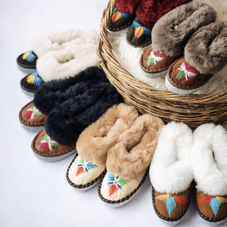 Cosy slippers make a great Christmas gift