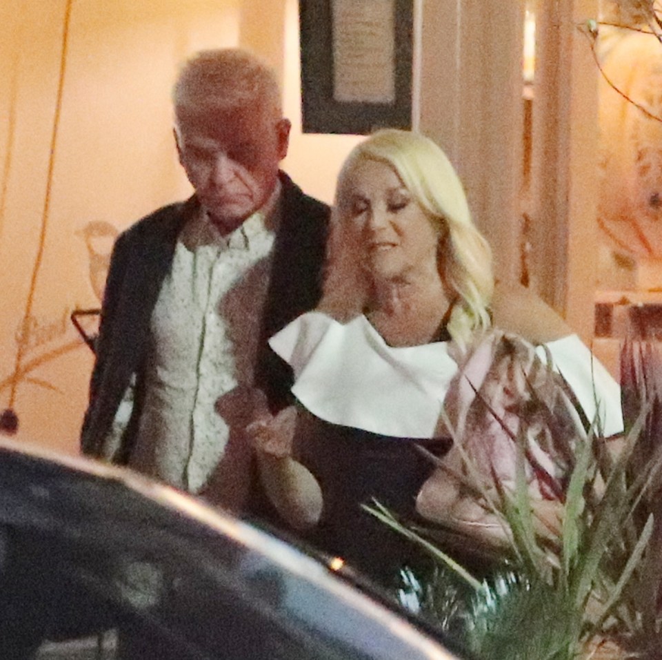 Phillip went out for dinner with Vanessa Feltz earlier this month