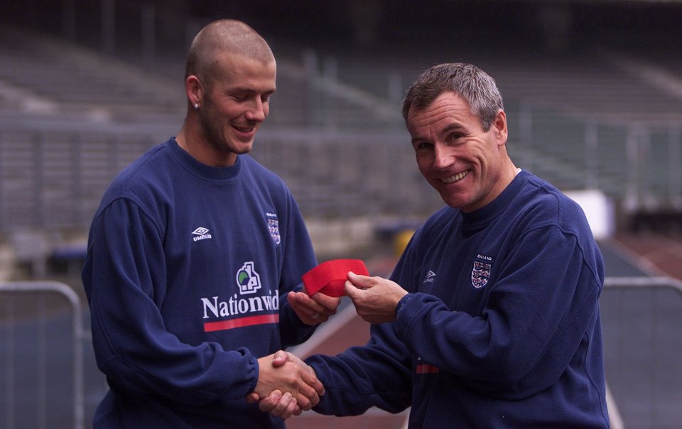 Taylor made David Beckham England captain for the first time in 2000