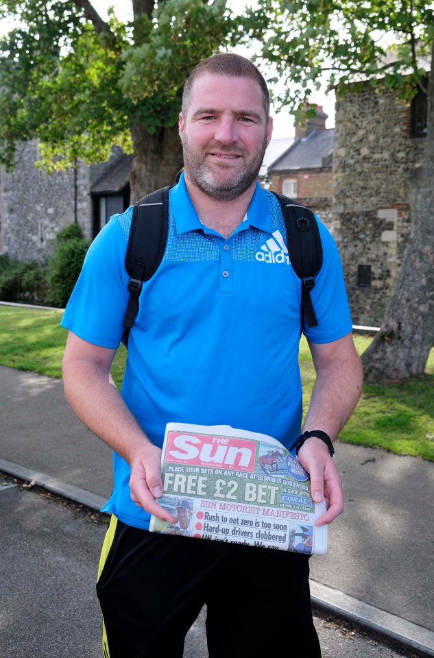 Teacher Ian Wallace, 40, pictured, says: 'The Sun’s campaign is brilliant. It’s just what the country needs'