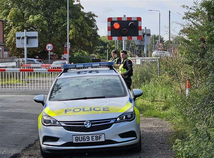 Nottinghamshire Police were called to the scene after receiving reports of concerns for a man's safety