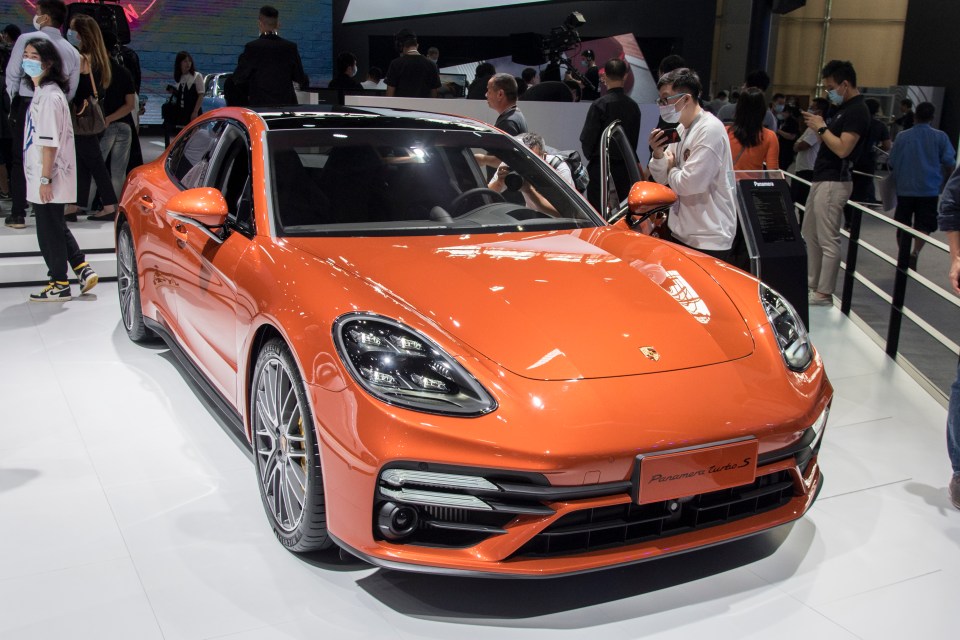 Another in a long list of high-speed motors that Neymar can call his is the Panamera Turbo (stock image)