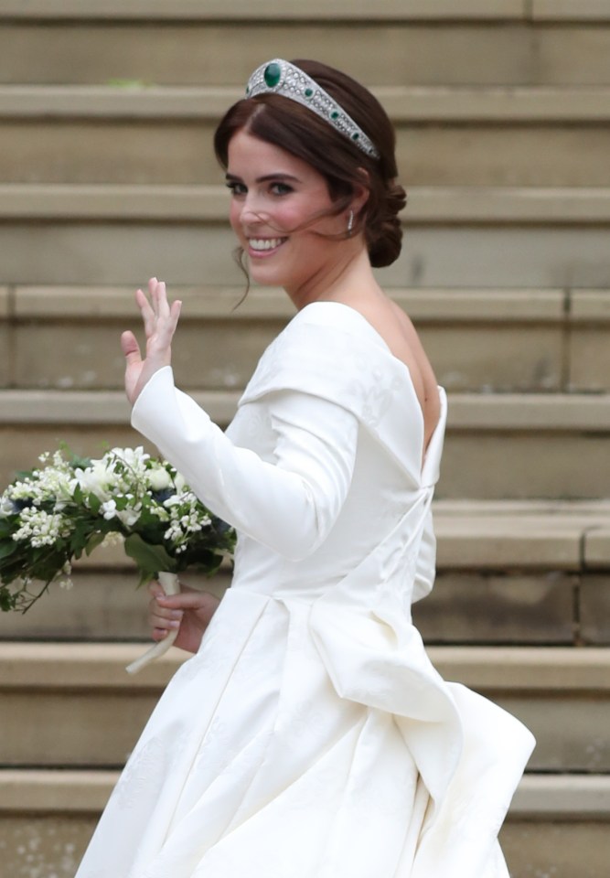 Beatrice was Eugenie's made of honour for her big day in 2018