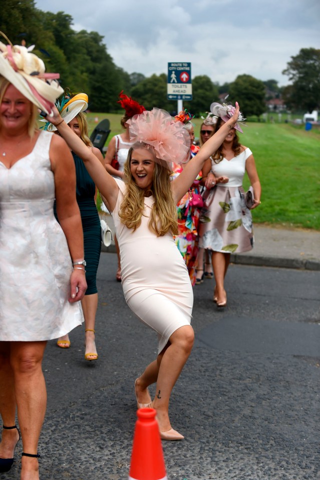 Guests appeared in high spirits as they arrived for day two of racing