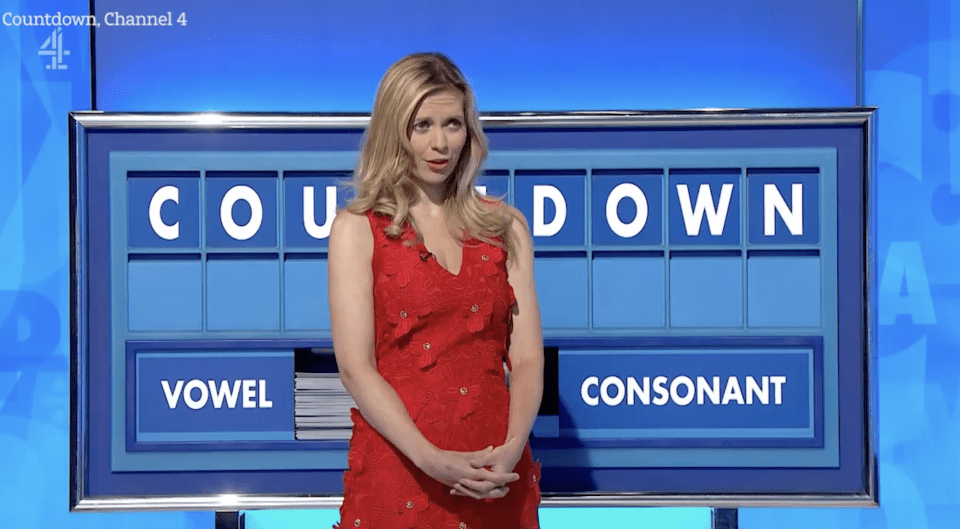 Rachel has been a presenter on Countdown since 2009