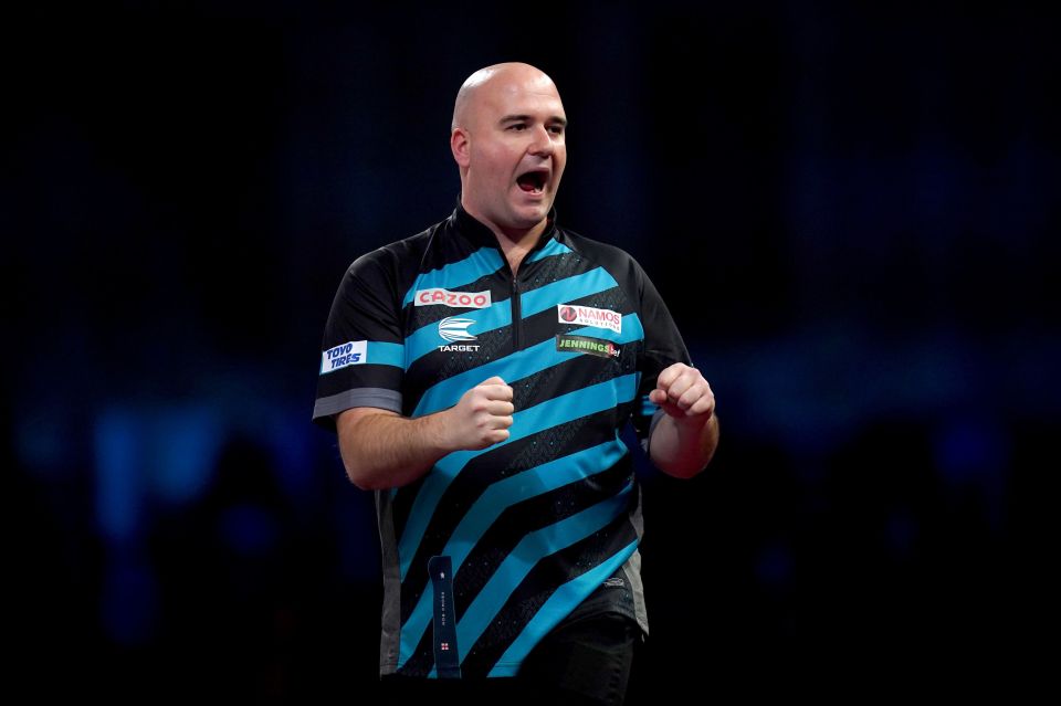 Rob Cross is one of the world's best darts players