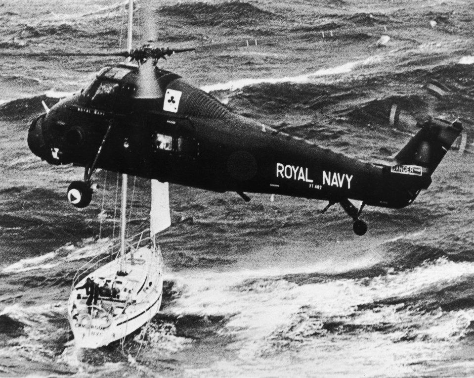 An unforeseen ‘weather bomb’ caused a violent storm during the race in 1979, and the biggest peacetime rescue operation the UK had ever seen was launched