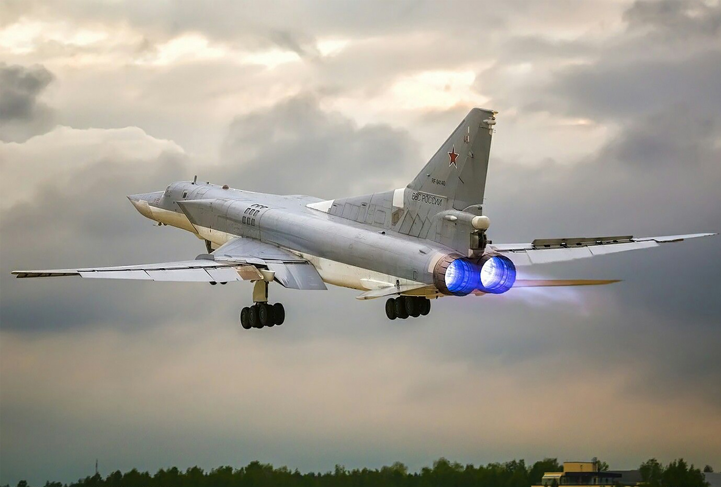 A Russian TU-22M3 bomber can carry 15 nukes at speeds up to 1,500mph