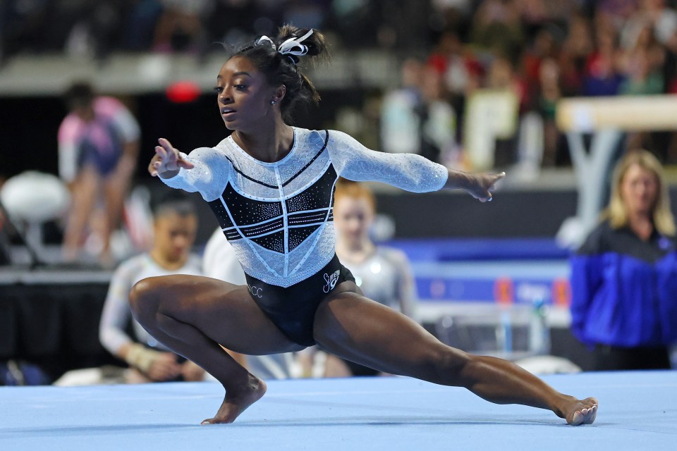 Simone Biles also got top marks for her ‘well-balanced’ diet