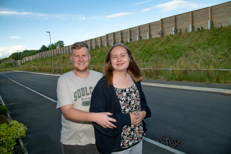 Joe and Jodie Jarvis love life next to the motorway