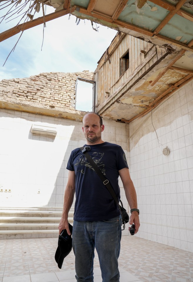 The Sun’s Jerome Starkey at hospital in the aftermath of the explosion