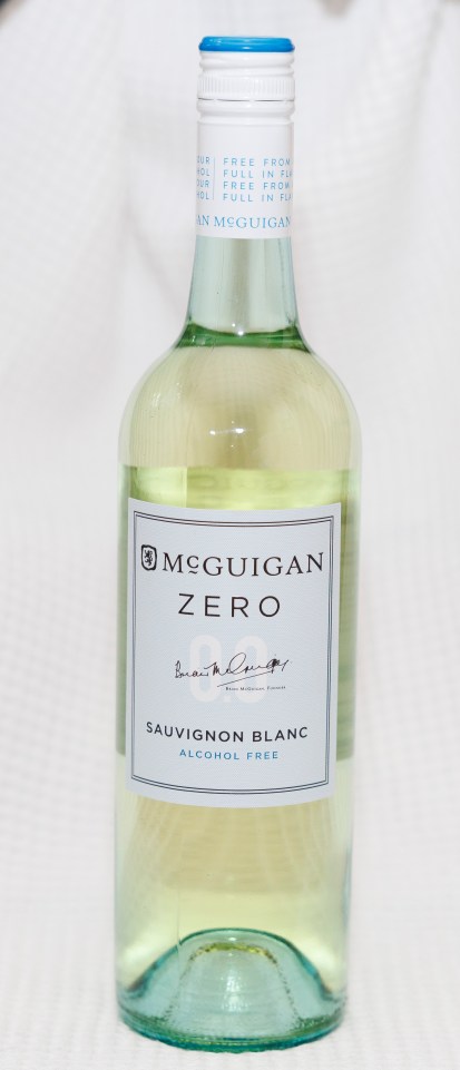 McGuigan Zero Sauvignon Blanc goes great with fish or pasta