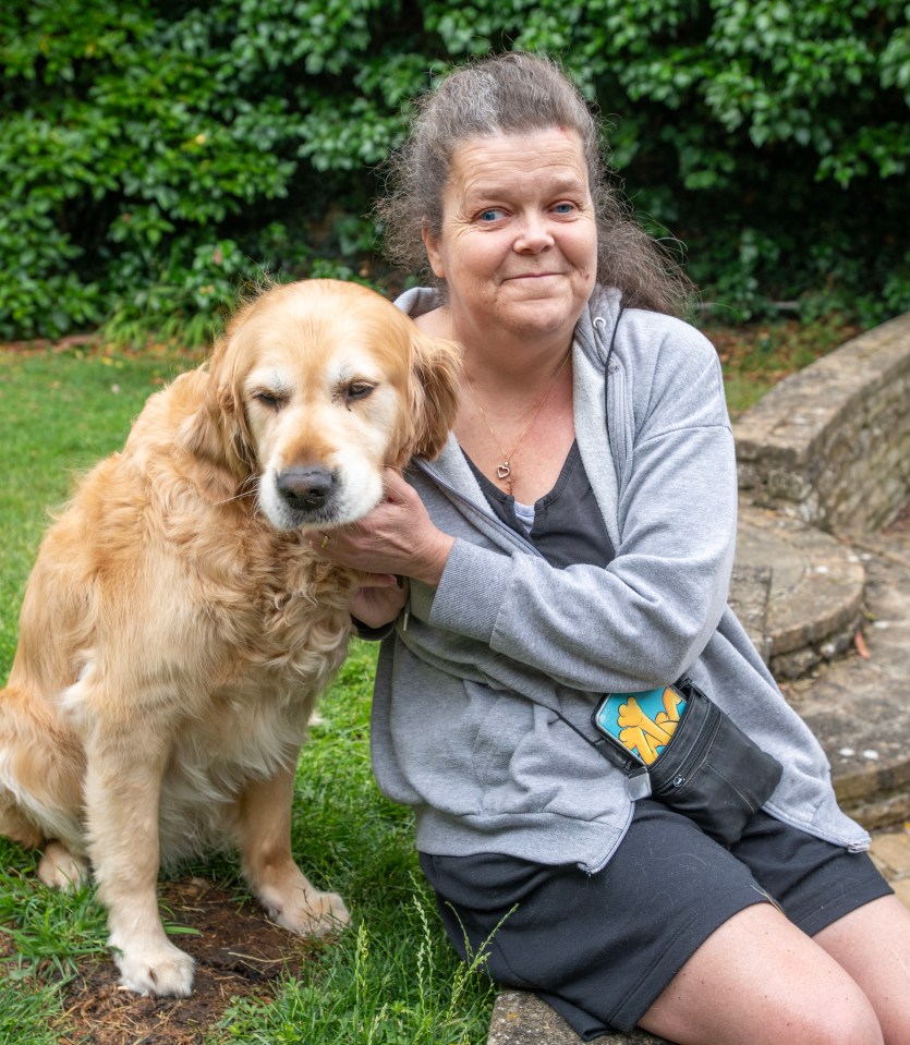 Sam said hotel living was cramped for her family and guide dog Winston