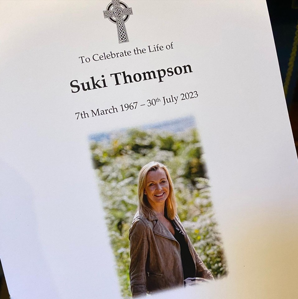 Susanna took to her Instagram page to reveal Suki died on July 30