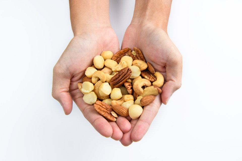 Make a handful of nuts your replacement for sugary snacks