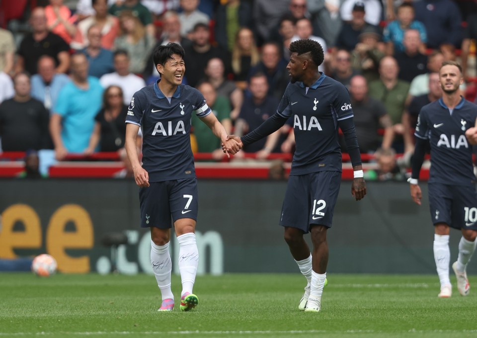 New captain Son Heung-min was far from his best against Brentford