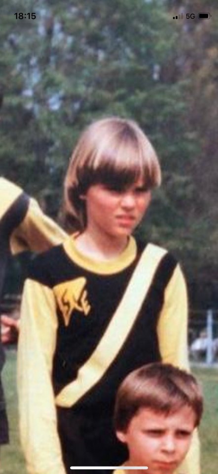 As a child, Sarina disguised herself as a boy to play in her local team