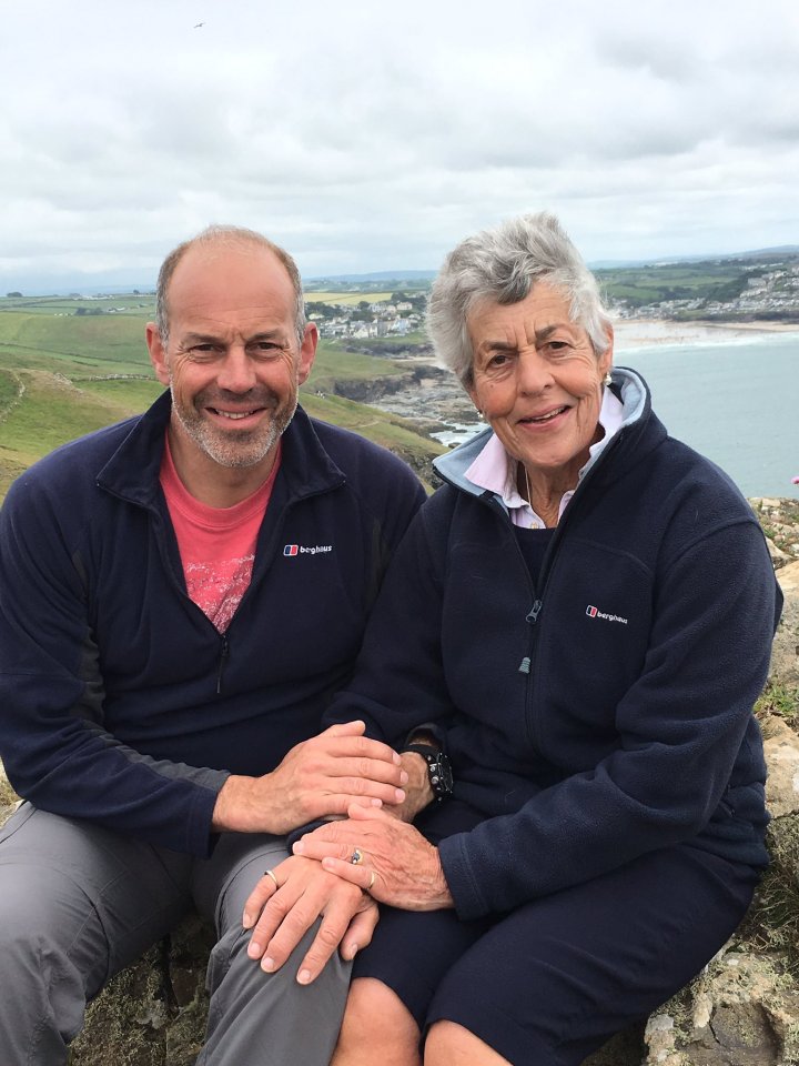 Phil Spencer, pictured with his mum, was in mourning after his parents were killed when their car careered into a river