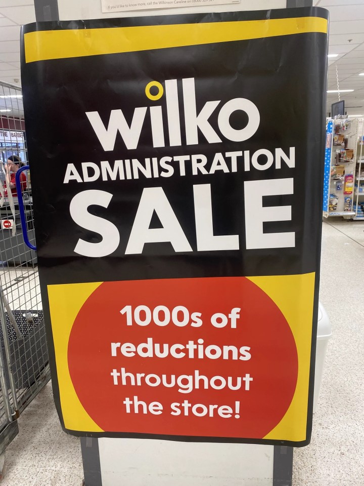 Wilko has launched a huge administration sale