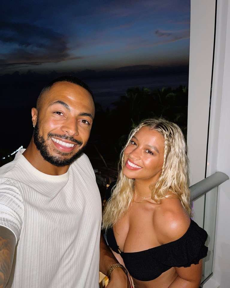 Molly Rainford and Tyler West are on holiday in Jamaica