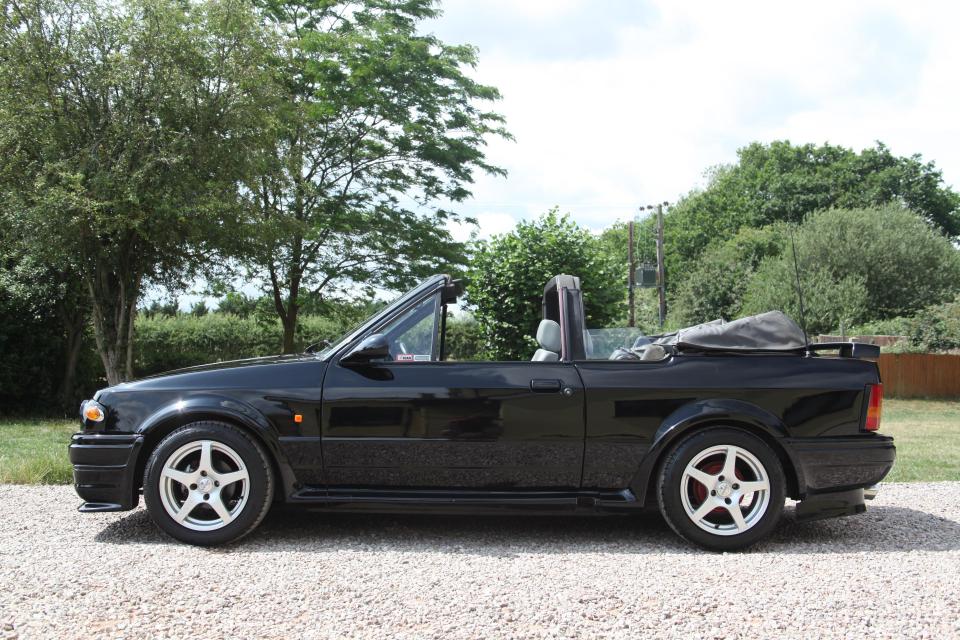 The ultra-rare convertible Ford Escort is attracting soaring auction bids