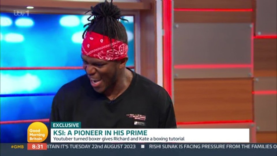 KSI, 30, loved the hilarious exchange