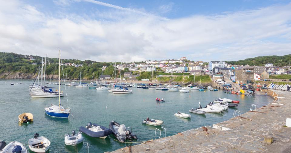 Pictured: The seaside town of New Quay in Wales