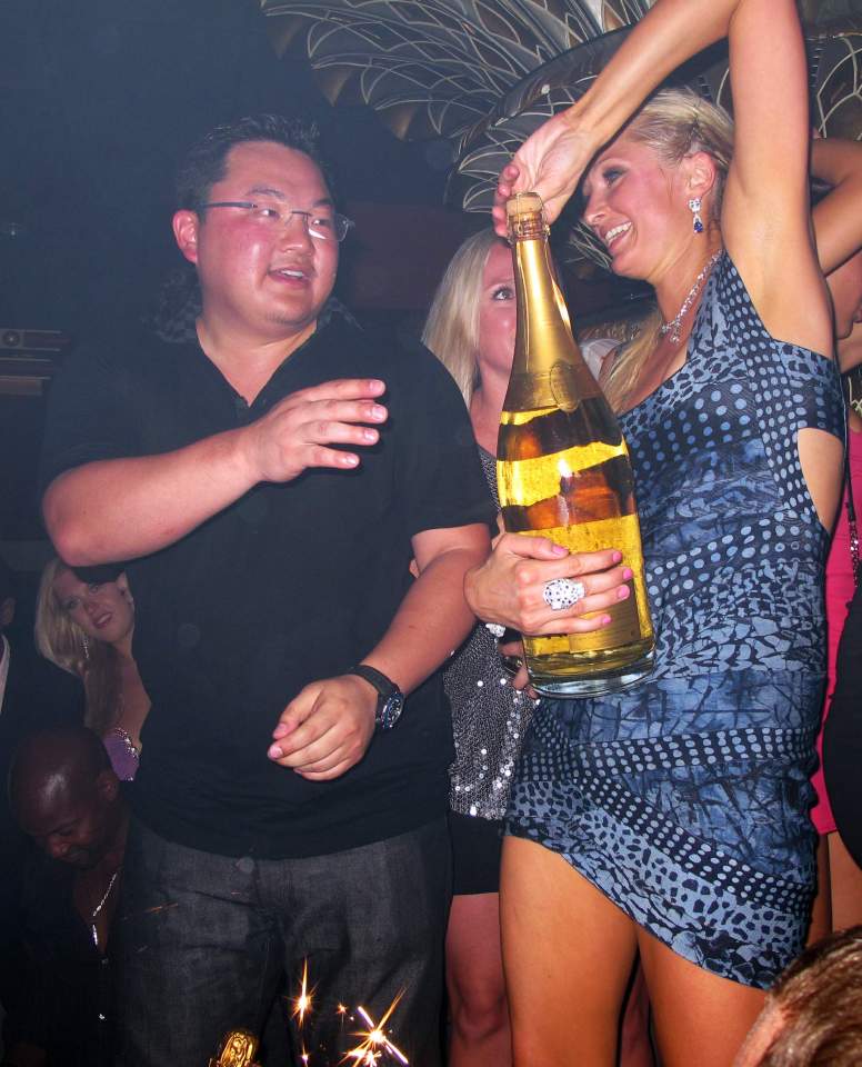 Jho Low pictured partying with heiress Paris Hilton