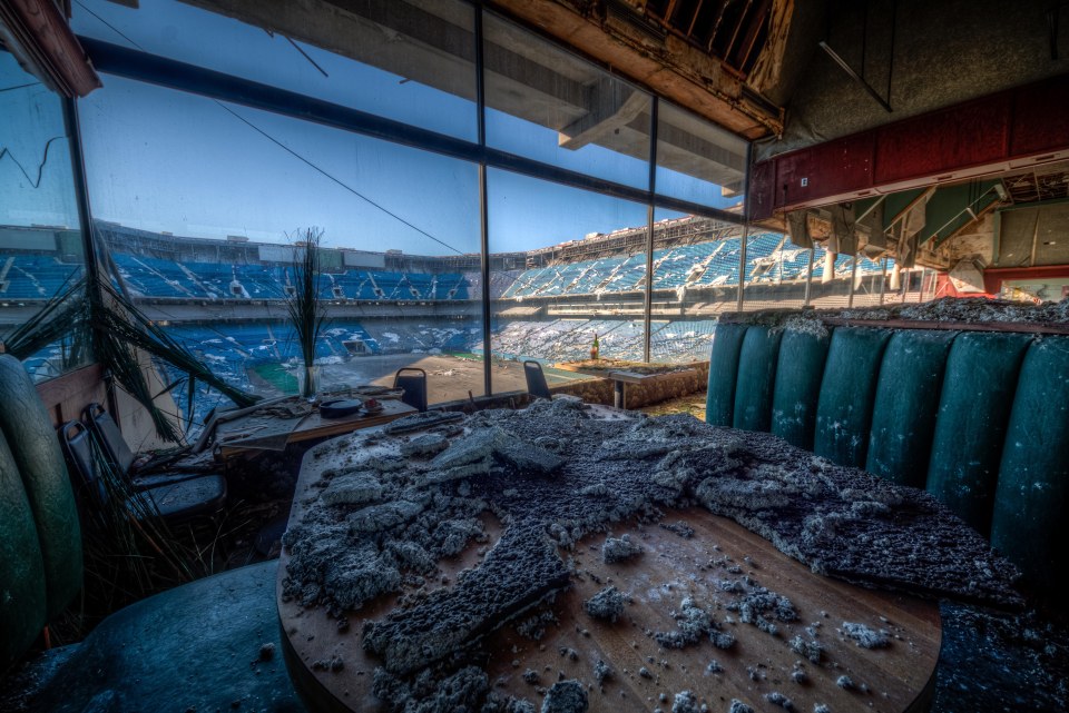 After years of problems with the stadium's roof, and the financial state of the city at the time - no one stepped in to save it