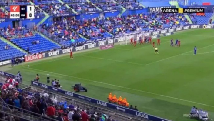 The Estadio Coliseum Alfonso Pérez appeared to be half-empty on Sunday