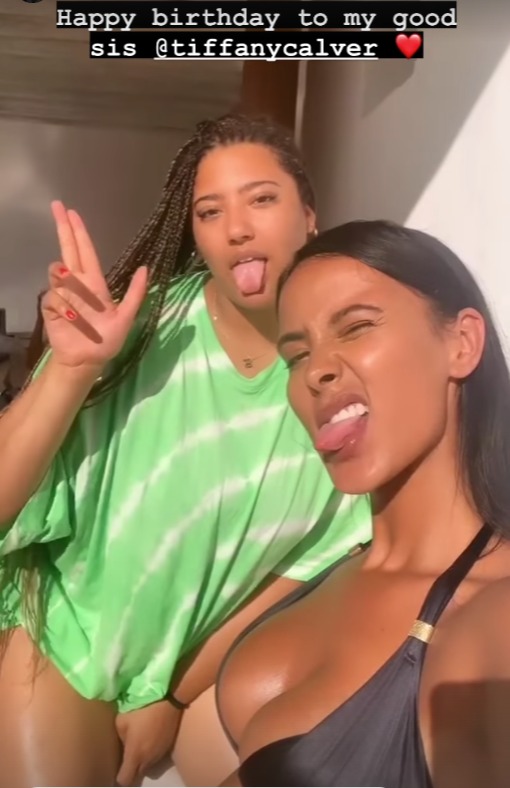 Maya Jama celebrated her close friend Tiffany’s birthday with this clip