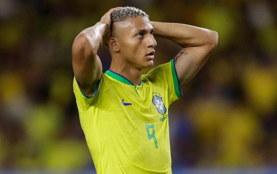 Richarlison did not score in either of Brazil's games during the international break