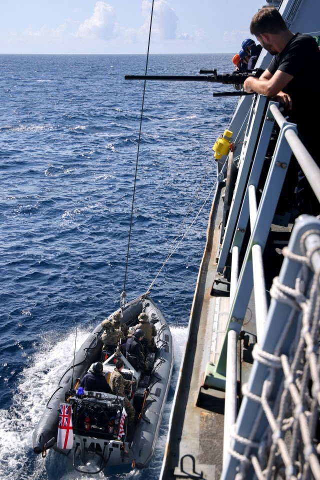 Commando snipers played a part in the Royal Navy's record drug bust in the Caribbean