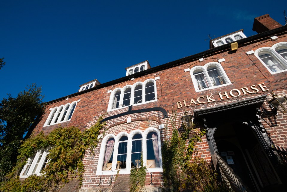 The Black Horse pub is also popular with the local ghost population