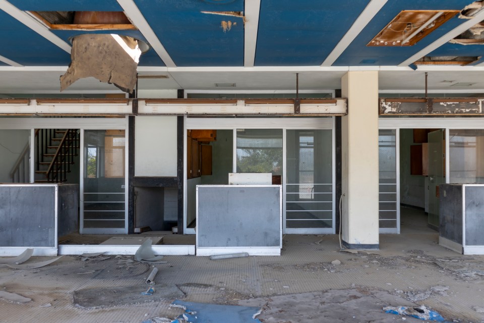 The main terminal that opened in 1968 has been now left to rot