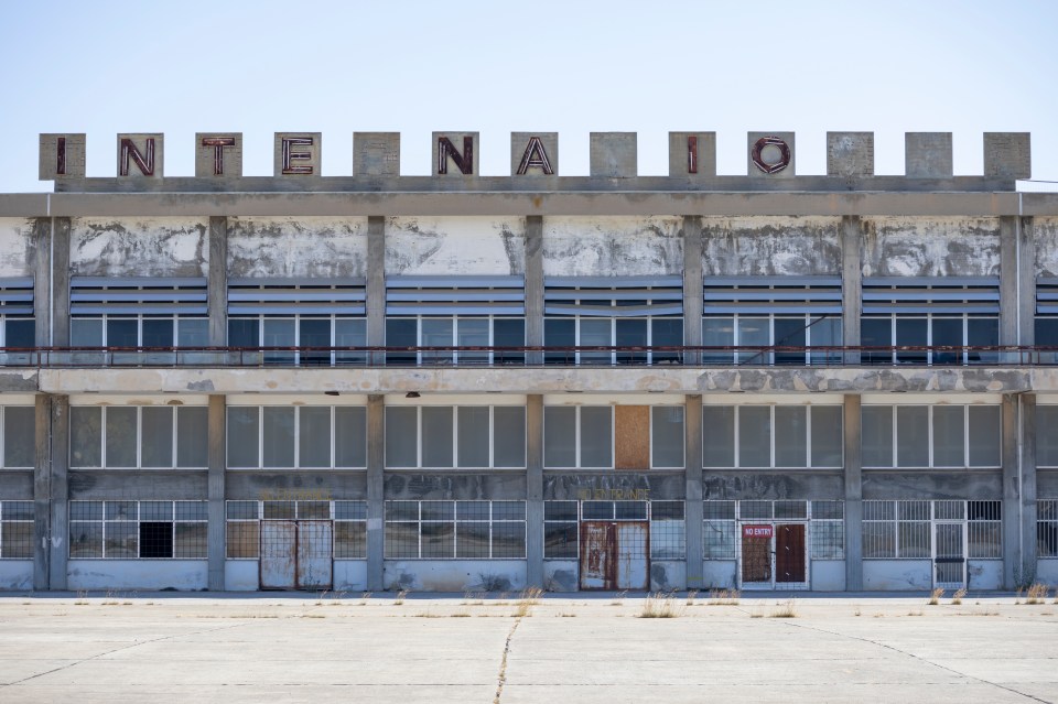 Nicosia Airport has been left abandoned in nearly 50 years