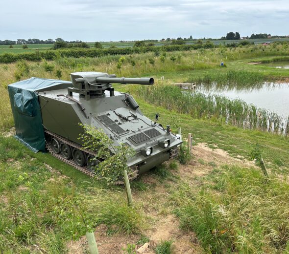 You can spend the night in a converted army tank in the UK