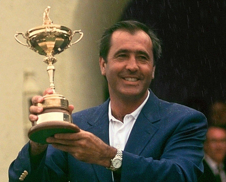 Ballesteros won the Ryder Cup five times as a player and captain