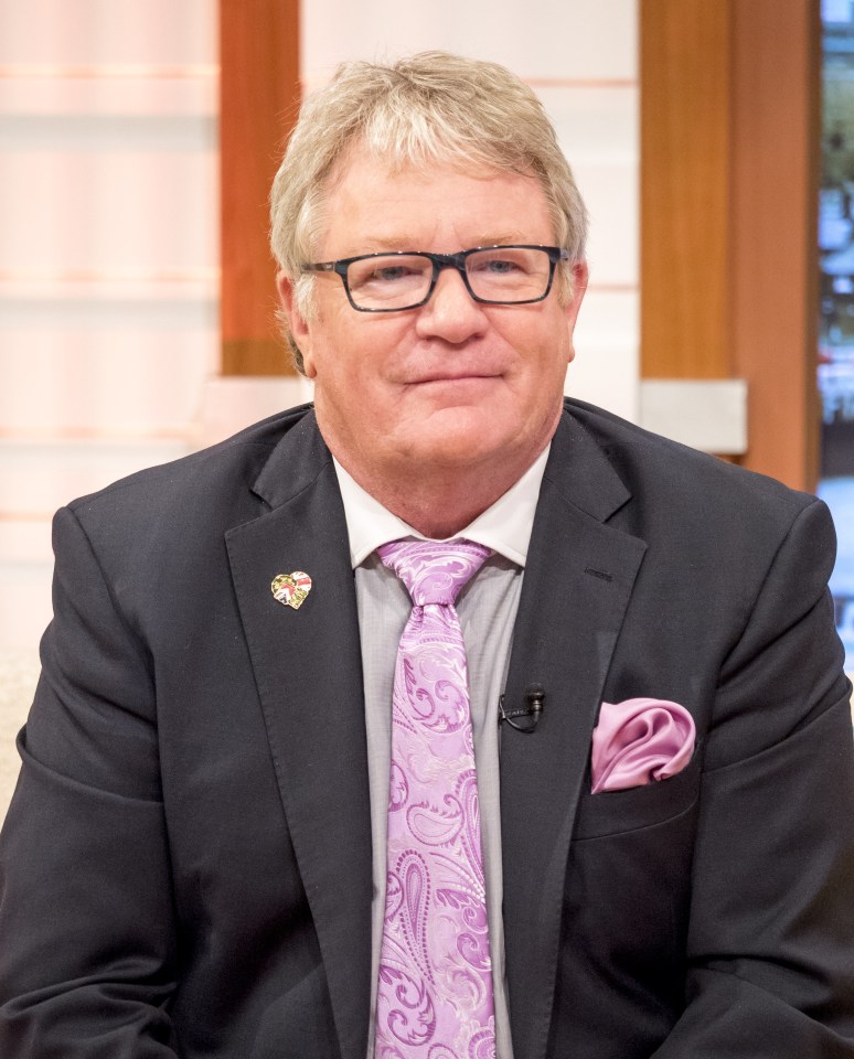 Clive wrote: ‘The comedian Jim Davidson was the last person I expected to get a well done and good luck message from’