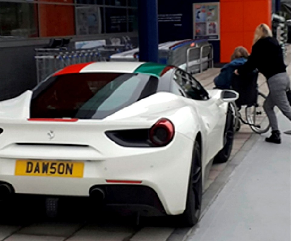 He was slammed in 2019 for blocking the disabled access of his flagship Plymouth The Range store with his £200,000 Ferrari