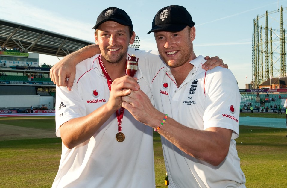 The pair won the Ashes together in 2005