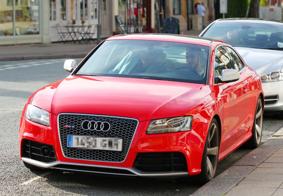 A red Audi RS5 completes De Geas impressive car collection