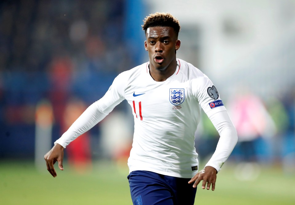 The 22-year-old has been capped three times for England