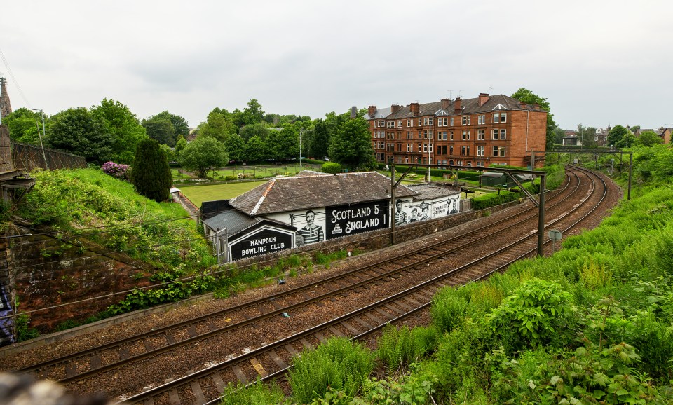 It also now has train tracks running through the site