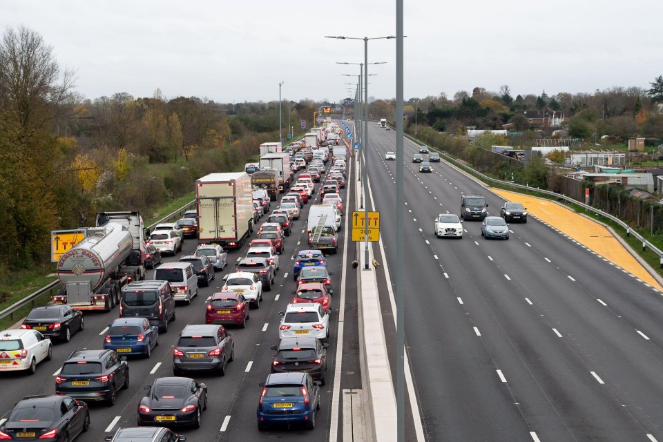 Drivers could be fined up to £5000 for stopping on a live lane on a smart motorway