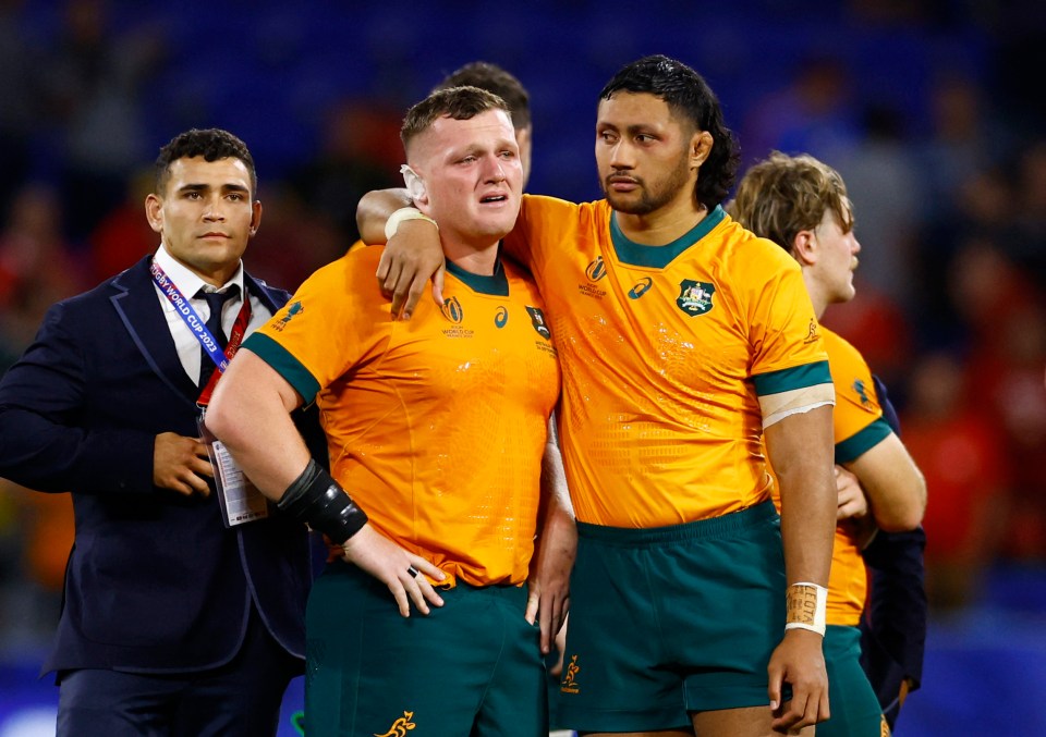 Australia are on the verge of elimination from the Rugby World Cup