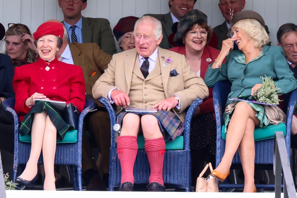 Yesterday, King Charles, Queen Camilla and Princess Anne attended the Braemar Gathering